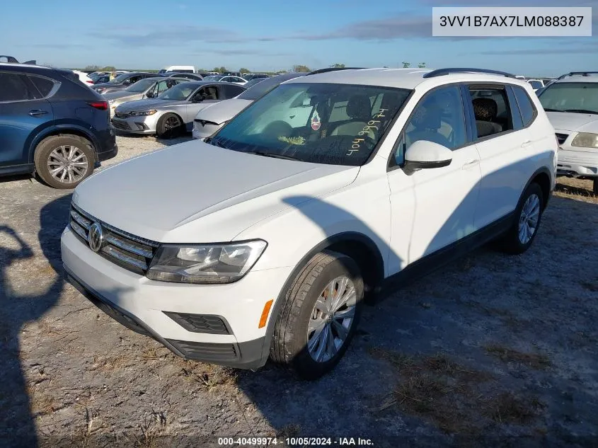 3VV1B7AX7LM088387 2020 Volkswagen Tiguan S