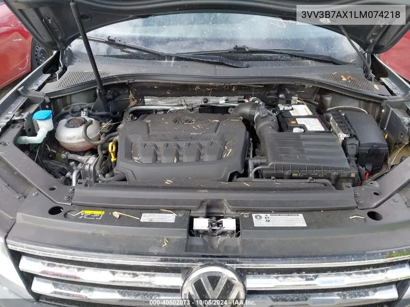 3VV3B7AX1LM074218 2020 Volkswagen Tiguan Se/Sel