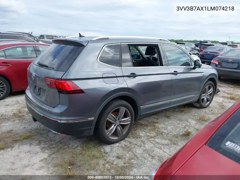 3VV3B7AX1LM074218 2020 Volkswagen Tiguan Se/Sel