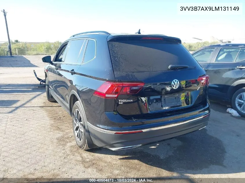 2020 Volkswagen Tiguan 2.0T Se/2.0T Se R-Line Black/2.0T Sel VIN: 3VV3B7AX9LM131149 Lot: 40504873