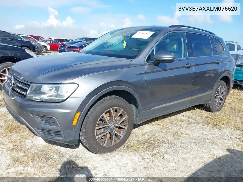 2020 Volkswagen Tiguan 2.0T Se/2.0T Se R-Line Black/2.0T Sel VIN: 3VV3B7AXXLM076520 Lot: 40506454