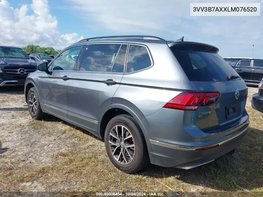 2020 Volkswagen Tiguan 2.0T Se/2.0T Se R-Line Black/2.0T Sel VIN: 3VV3B7AXXLM076520 Lot: 40506454