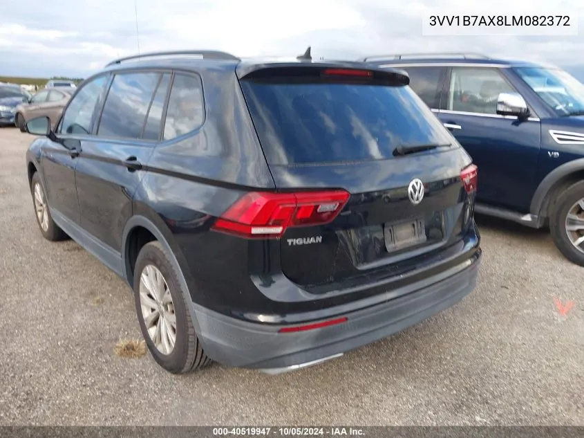 3VV1B7AX8LM082372 2020 Volkswagen Tiguan 2.0T S