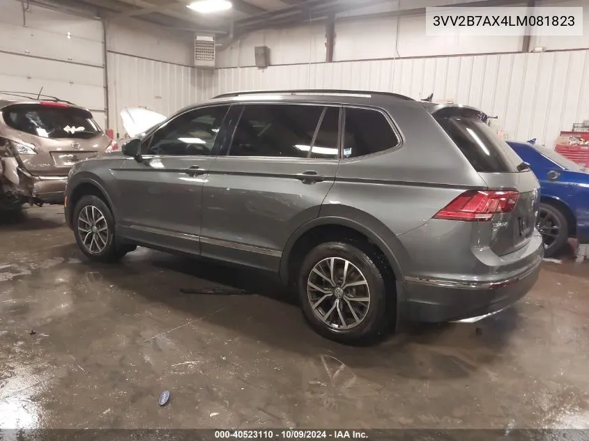 2020 Volkswagen Tiguan 2.0T Se/2.0T Se R-Line Black/2.0T Sel VIN: 3VV2B7AX4LM081823 Lot: 40523110