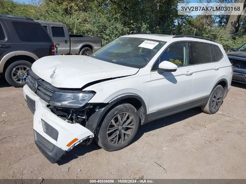 2020 Volkswagen Tiguan Se/Sel VIN: 3VV2B7AX7LM030168 Lot: 40536896