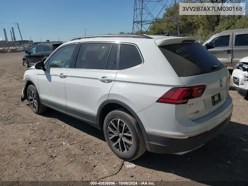 3VV2B7AX7LM030168 2020 Volkswagen Tiguan Se/Sel