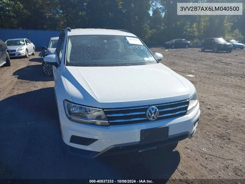 2020 Volkswagen Tiguan 2.0T Se/2.0T Se R-Line Black/2.0T Sel VIN: 3VV2B7AX6LM040500 Lot: 40537233