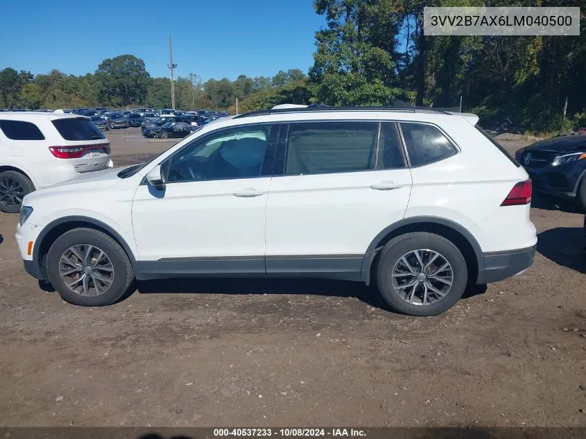 2020 Volkswagen Tiguan 2.0T Se/2.0T Se R-Line Black/2.0T Sel VIN: 3VV2B7AX6LM040500 Lot: 40537233