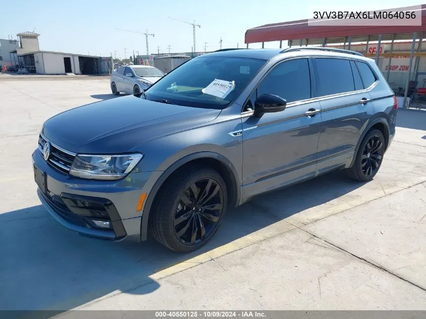 2020 Volkswagen Tiguan Se/Sel VIN: 3VV3B7AX6LM064056 Lot: 40550125