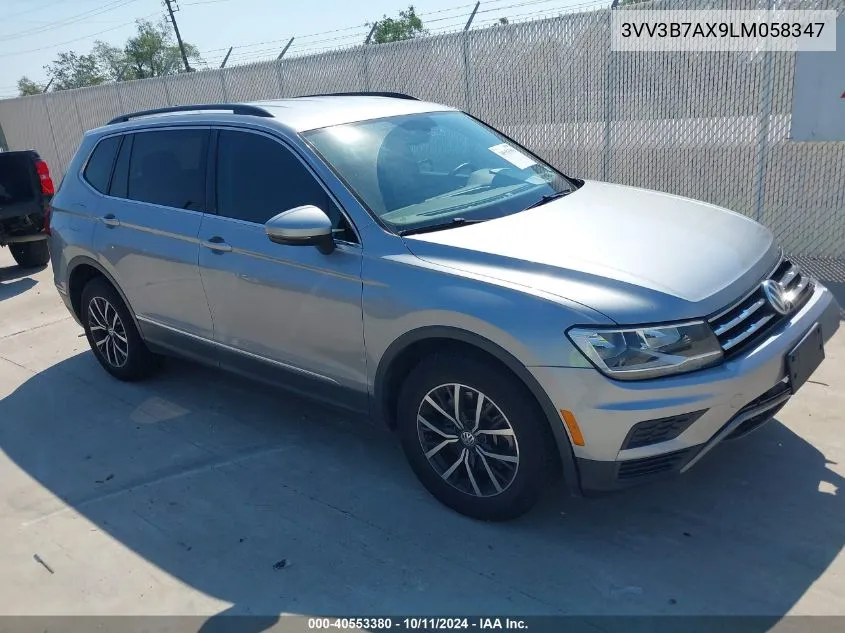 2020 Volkswagen Tiguan 2.0T Se/2.0T Se R-Line Black/2.0T Sel VIN: 3VV3B7AX9LM058347 Lot: 40553380