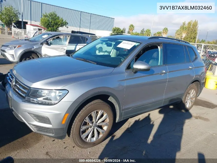 2020 Volkswagen Tiguan S VIN: 3VV1B7AX8LM032460 Lot: 40554226