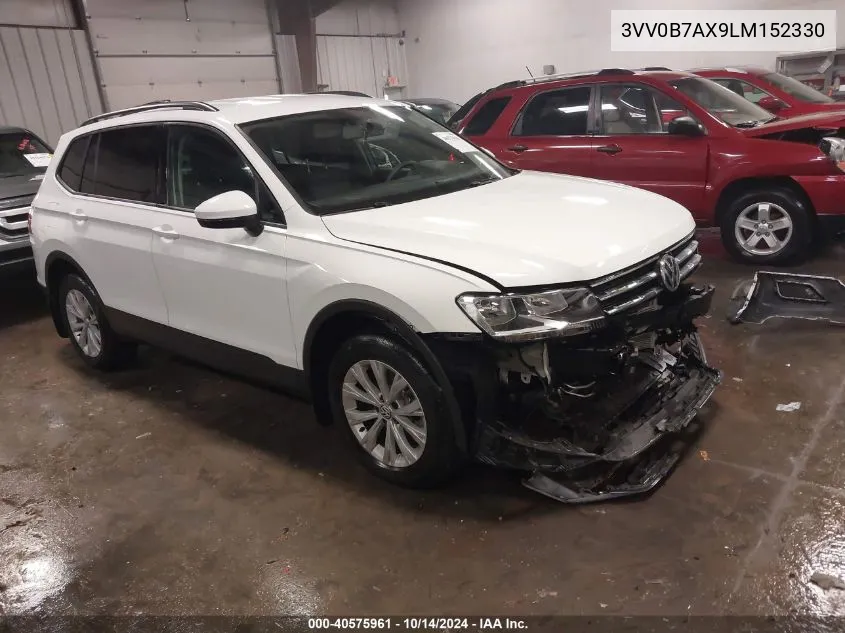 2020 Volkswagen Tiguan 2.0T S VIN: 3VV0B7AX9LM152330 Lot: 40575961