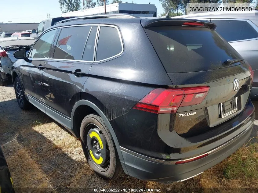 2020 Volkswagen Tiguan 2.0T Se/2.0T Se R-Line Black/2.0T Sel VIN: 3VV3B7AX2LM066550 Lot: 40586222