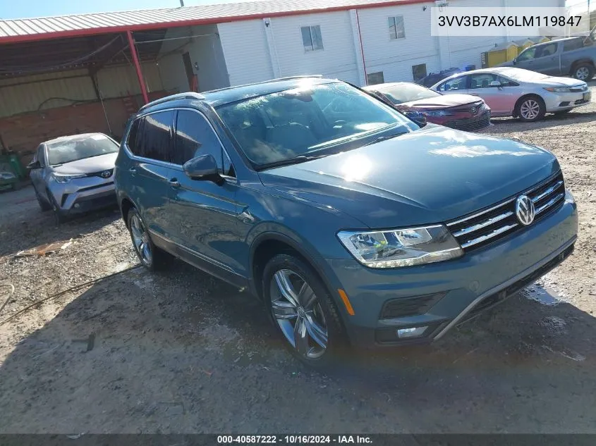 2020 Volkswagen Tiguan 2.0T Se/2.0T Se R-Line Black/2.0T Sel VIN: 3VV3B7AX6LM119847 Lot: 40587222