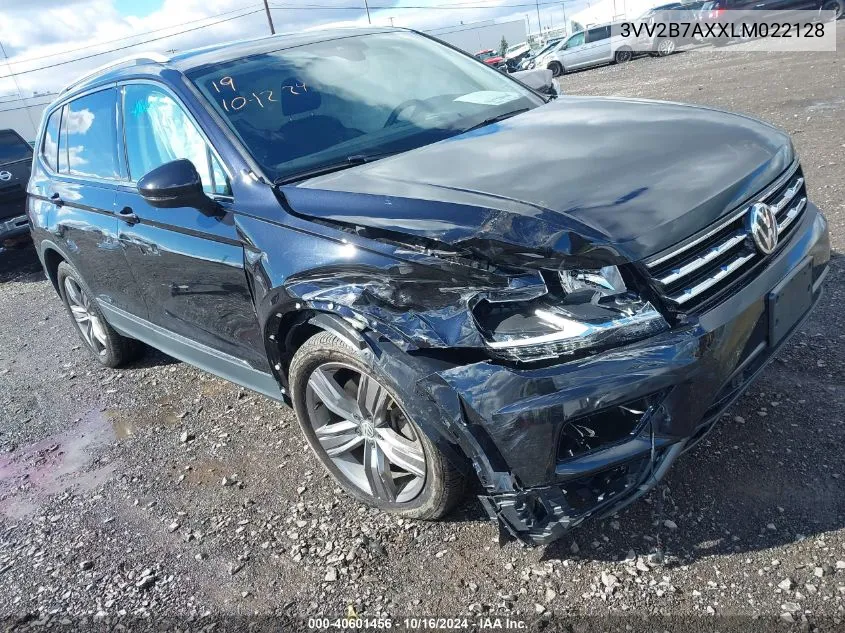 2020 Volkswagen Tiguan 2.0T Se/2.0T Se R-Line Black/2.0T Sel VIN: 3VV2B7AXXLM022128 Lot: 40601456