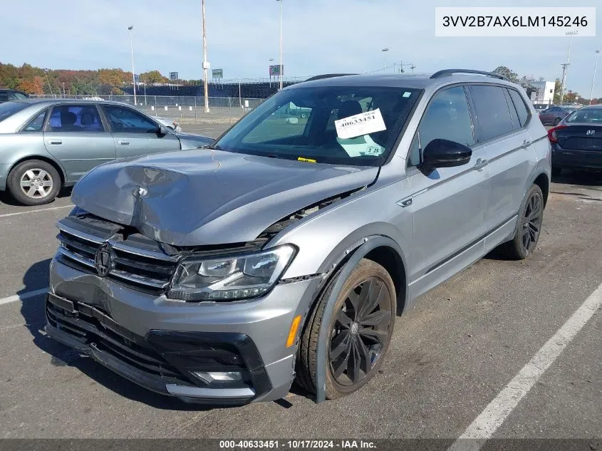 2020 Volkswagen Tiguan 2.0T Se/2.0T Se R-Line Black/2.0T Sel VIN: 3VV2B7AX6LM145246 Lot: 40633451