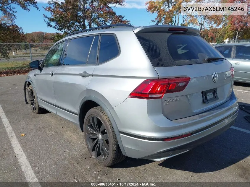 2020 Volkswagen Tiguan 2.0T Se/2.0T Se R-Line Black/2.0T Sel VIN: 3VV2B7AX6LM145246 Lot: 40633451