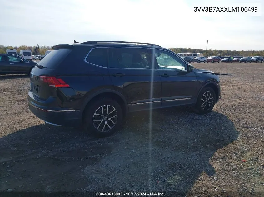 2020 Volkswagen Tiguan 2.0T Se/2.0T Se R-Line Black/2.0T Sel VIN: 3VV3B7AXXLM106499 Lot: 40633993