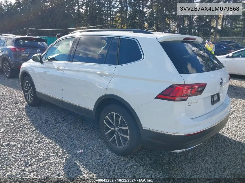 2020 Volkswagen Tiguan 2.0T Se/2.0T Se R-Line Black/2.0T Sel VIN: 3VV2B7AX4LM079568 Lot: 40642282