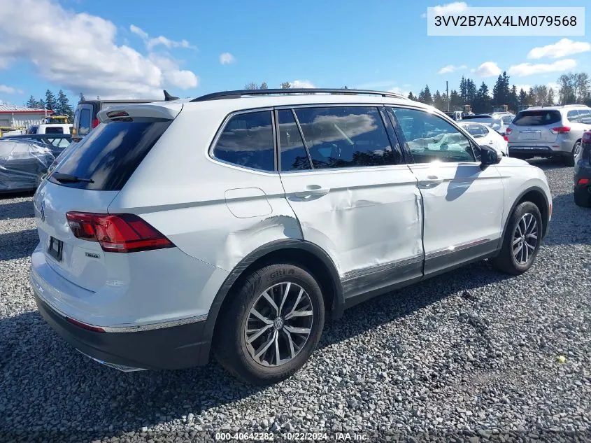 2020 Volkswagen Tiguan 2.0T Se/2.0T Se R-Line Black/2.0T Sel VIN: 3VV2B7AX4LM079568 Lot: 40642282