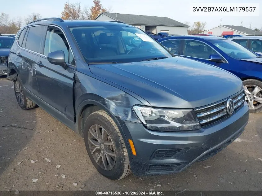 2020 Volkswagen Tiguan 2.0T Se/2.0T Se R-Line Black/2.0T Sel VIN: 3VV2B7AX6LM179557 Lot: 40716530