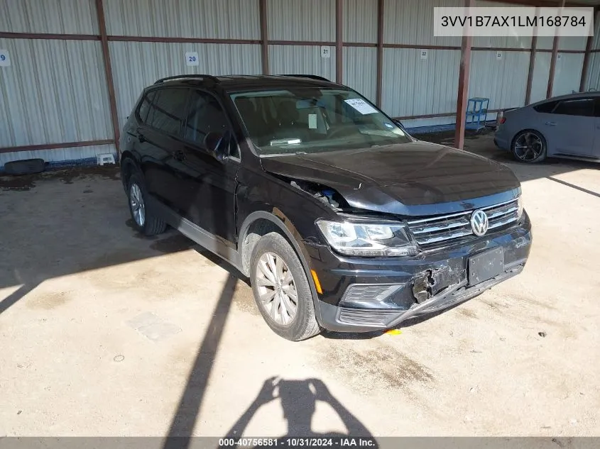 2020 Volkswagen Tiguan 2.0T S VIN: 3VV1B7AX1LM168784 Lot: 40756581