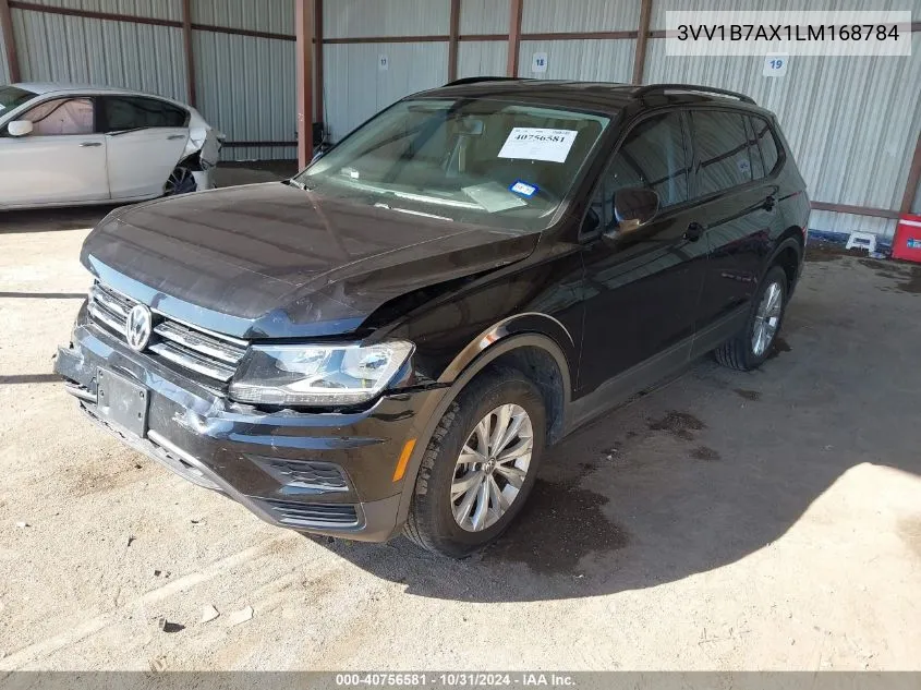 2020 Volkswagen Tiguan 2.0T S VIN: 3VV1B7AX1LM168784 Lot: 40756581