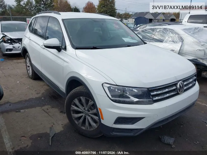 2020 Volkswagen Tiguan 2.0T S VIN: 3VV1B7AXXLM089114 Lot: 40801766