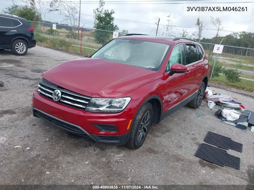 2020 Volkswagen Tiguan 2.0T Se/2.0T Se R-Line Black/2.0T Sel VIN: 3VV3B7AX5LM046261 Lot: 40803635