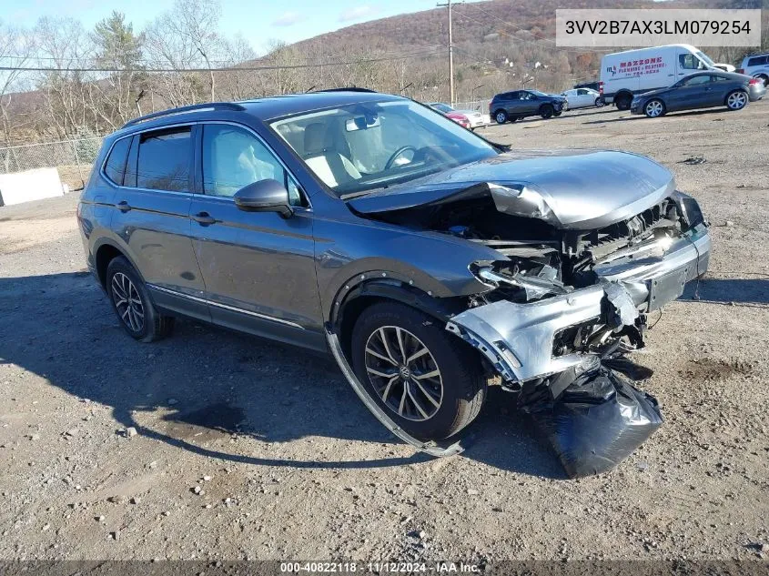 2020 Volkswagen Tiguan 2.0T Se/2.0T Se R-Line Black/2.0T Sel VIN: 3VV2B7AX3LM079254 Lot: 40822118