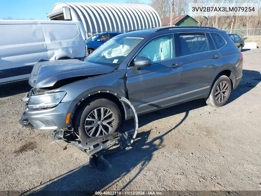 2020 Volkswagen Tiguan 2.0T Se/2.0T Se R-Line Black/2.0T Sel VIN: 3VV2B7AX3LM079254 Lot: 40822118