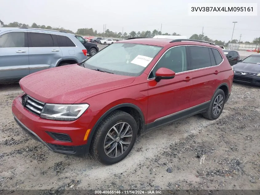 2020 Volkswagen Tiguan 2.0T Se/2.0T Se R-Line Black/2.0T Sel VIN: 3VV3B7AX4LM095161 Lot: 40855146