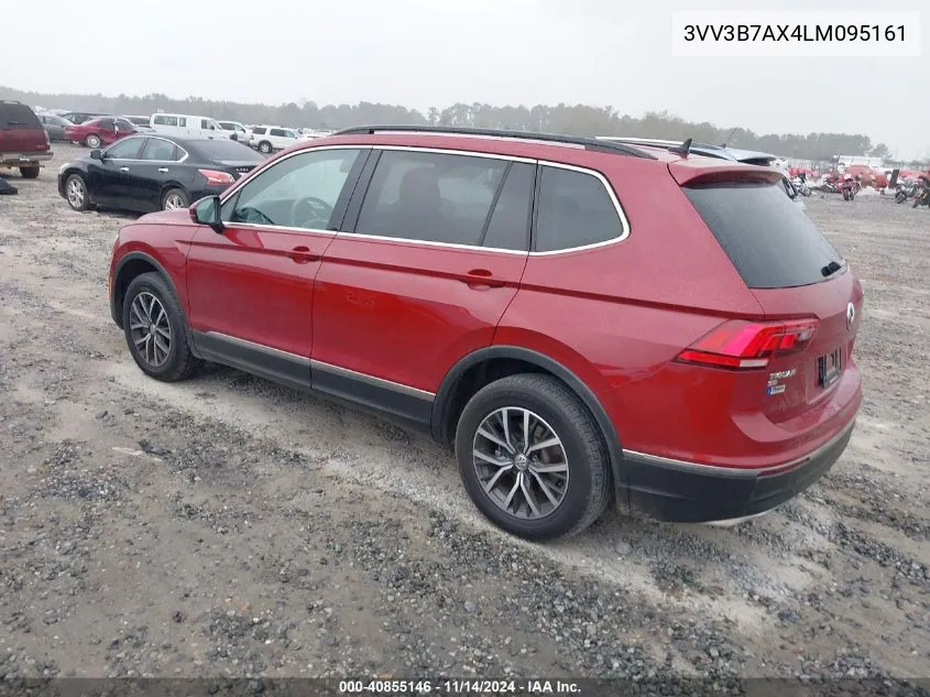 2020 Volkswagen Tiguan 2.0T Se/2.0T Se R-Line Black/2.0T Sel VIN: 3VV3B7AX4LM095161 Lot: 40855146