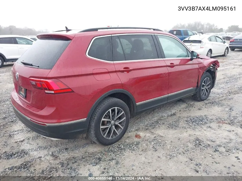 2020 Volkswagen Tiguan 2.0T Se/2.0T Se R-Line Black/2.0T Sel VIN: 3VV3B7AX4LM095161 Lot: 40855146