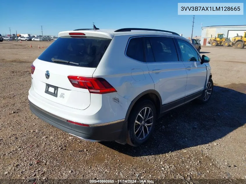 2020 Volkswagen Tiguan 2.0T Se/2.0T Se R-Line Black/2.0T Sel VIN: 3VV3B7AX1LM128665 Lot: 40860885