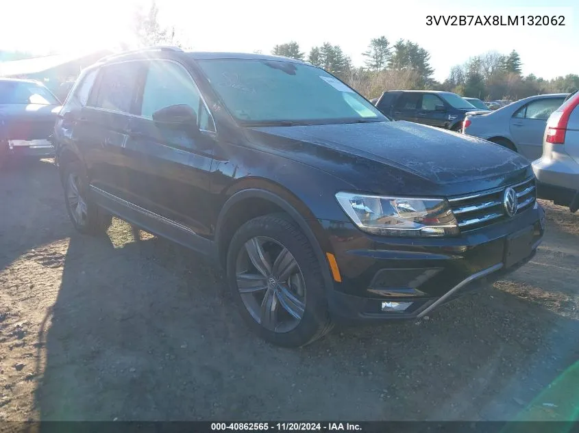 2020 Volkswagen Tiguan 2.0T Se/2.0T Se R-Line Black/2.0T Sel VIN: 3VV2B7AX8LM132062 Lot: 40862565