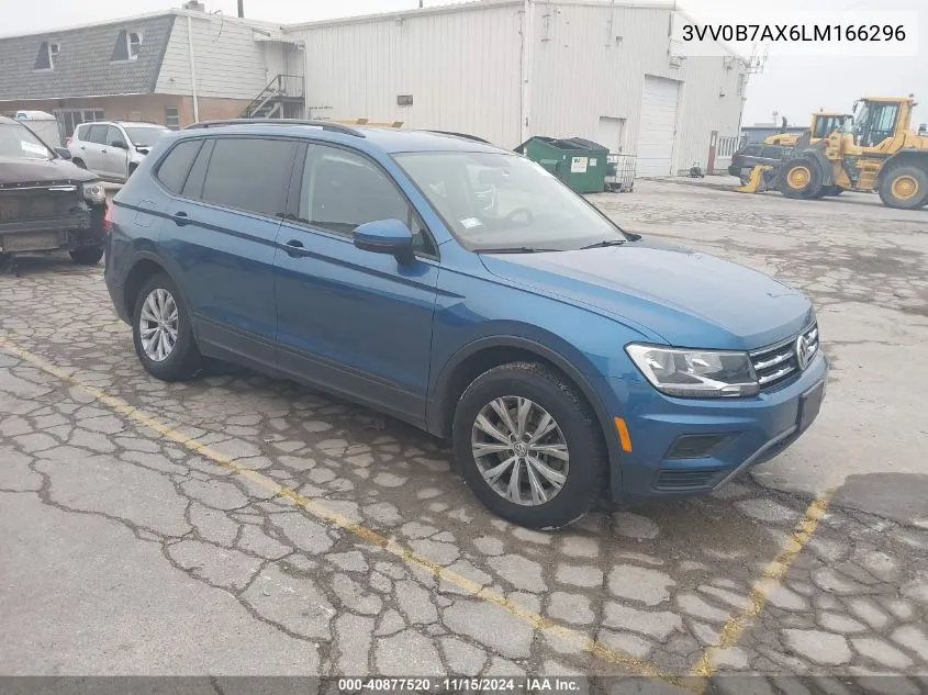 2020 Volkswagen Tiguan 2.0T S VIN: 3VV0B7AX6LM166296 Lot: 40877520