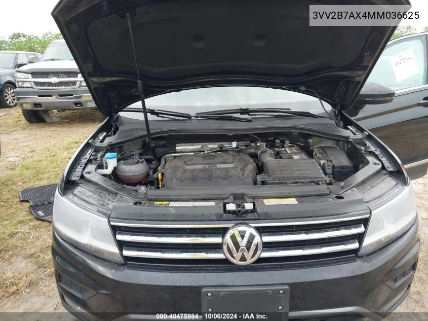 2021 Volkswagen Tiguan Se/Se R-Line Black/Sel VIN: 3VV2B7AX4MM036625 Lot: 40475984