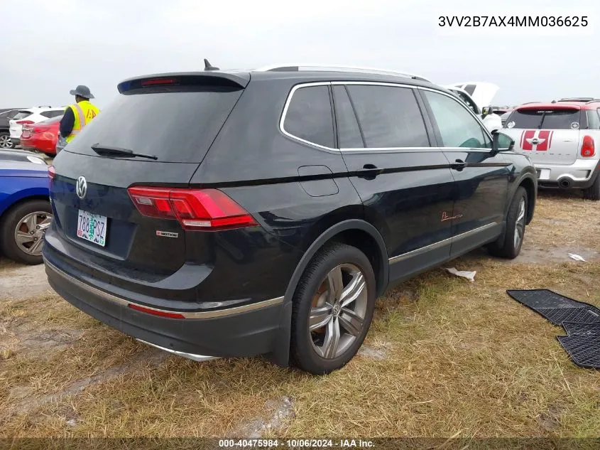 2021 Volkswagen Tiguan Se/Se R-Line Black/Sel VIN: 3VV2B7AX4MM036625 Lot: 40475984