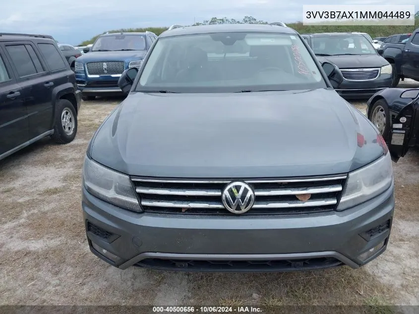 2021 Volkswagen Tiguan 2.0T Se/2.0T Se R-Line Black/2.0T Sel VIN: 3VV3B7AX1MM044489 Lot: 40500656