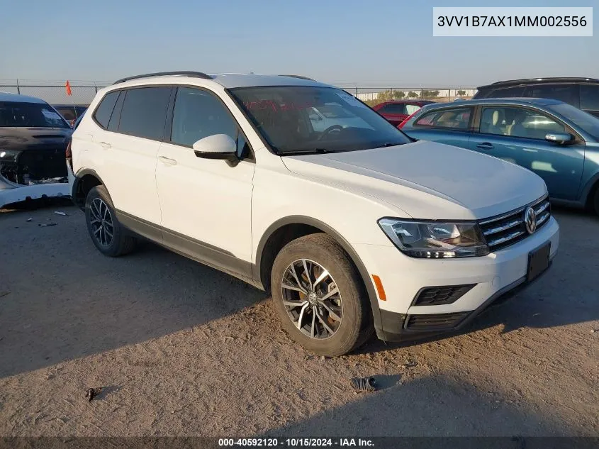 2021 Volkswagen Tiguan S VIN: 3VV1B7AX1MM002556 Lot: 40592120