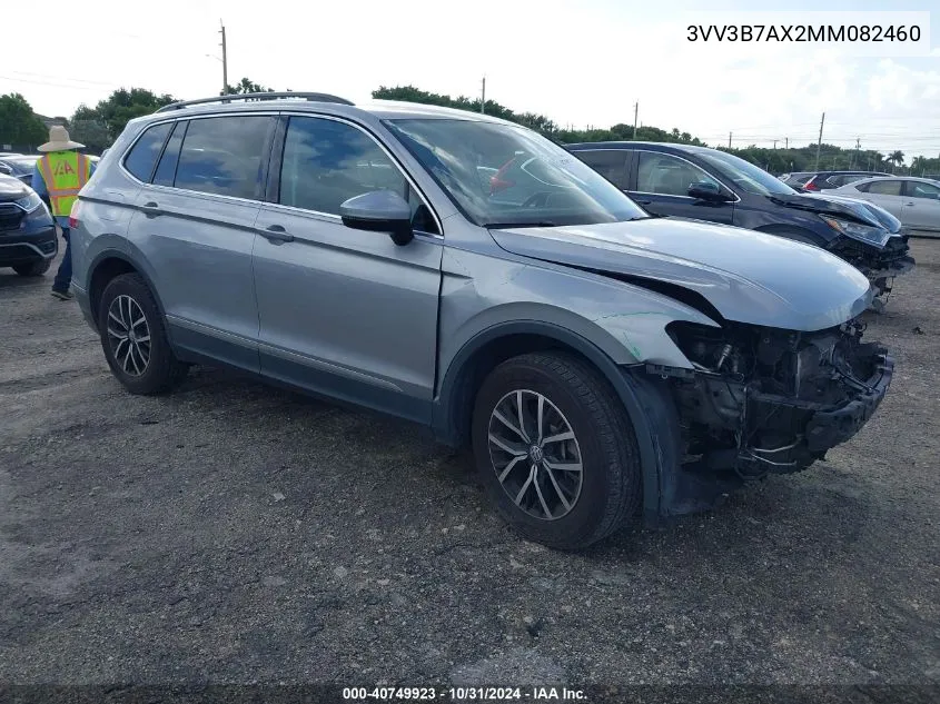 2021 Volkswagen Tiguan 2.0T Se/2.0T Se R-Line Black/2.0T Sel VIN: 3VV3B7AX2MM082460 Lot: 40749923