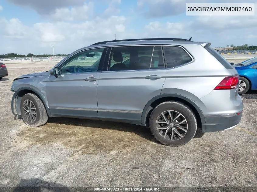 2021 Volkswagen Tiguan 2.0T Se/2.0T Se R-Line Black/2.0T Sel VIN: 3VV3B7AX2MM082460 Lot: 40749923