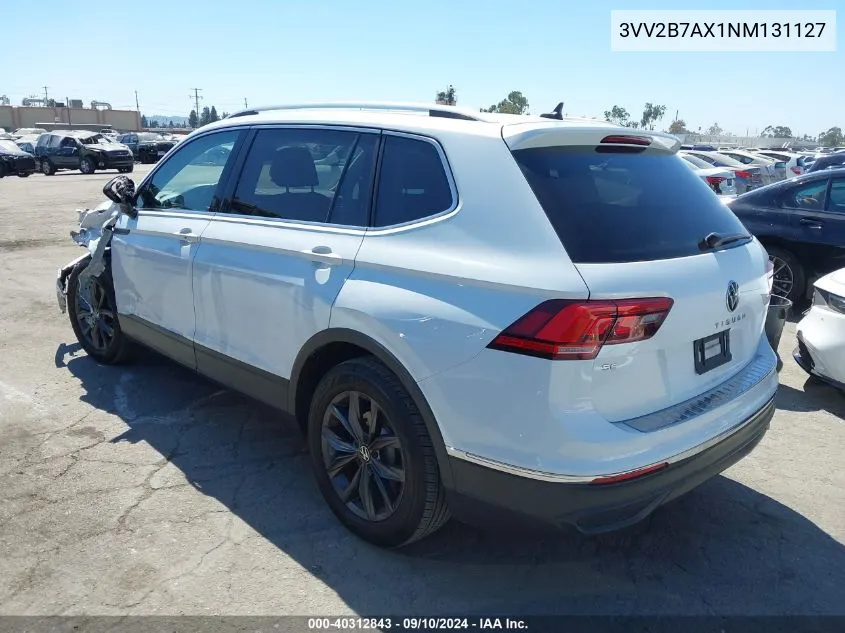 2022 Volkswagen Tiguan 2.0T Se VIN: 3VV2B7AX1NM131127 Lot: 40312843