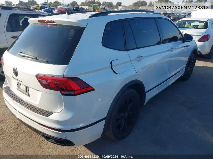 2022 Volkswagen Tiguan 2.0T Se R-Line Black VIN: 3VVCB7AX6NM128812 Lot: 40564230