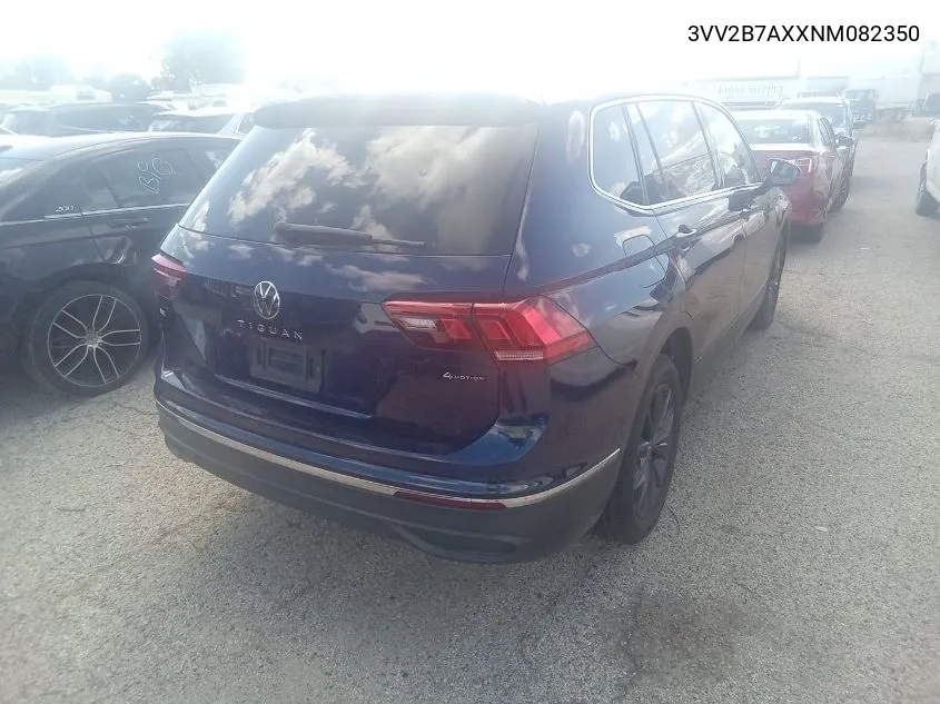 2022 Volkswagen Tiguan Se VIN: 3VV2B7AXXNM082350 Lot: 40588178