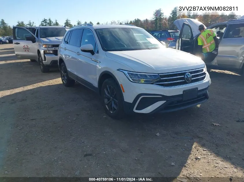 2022 Volkswagen Tiguan 2.0T Se VIN: 3VV2B7AX9NM082811 Lot: 40759106