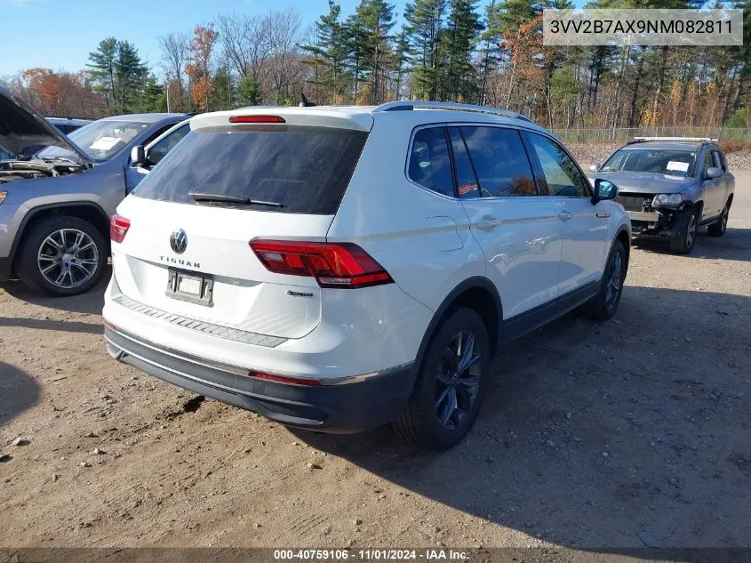 2022 Volkswagen Tiguan 2.0T Se VIN: 3VV2B7AX9NM082811 Lot: 40759106