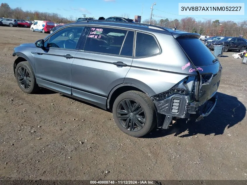 2022 Volkswagen Tiguan 2.0T Se R-Line Black VIN: 3VV8B7AX1NM052227 Lot: 40808748