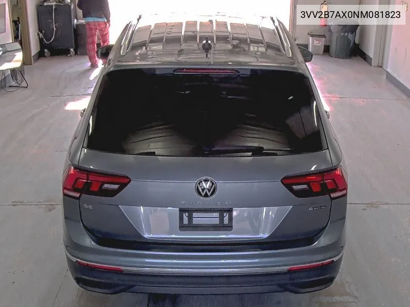 2022 Volkswagen Tiguan Se VIN: 3VV2B7AX0NM081823 Lot: 40815213